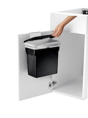 simplehuman Black 10L In-Cabinet Bin - Image 2 of 5