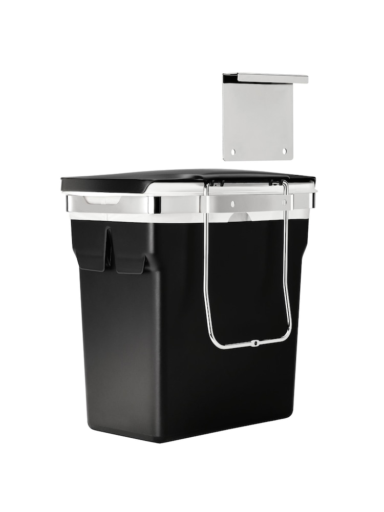 simplehuman Black 10L In-Cabinet Bin - Image 5 of 5
