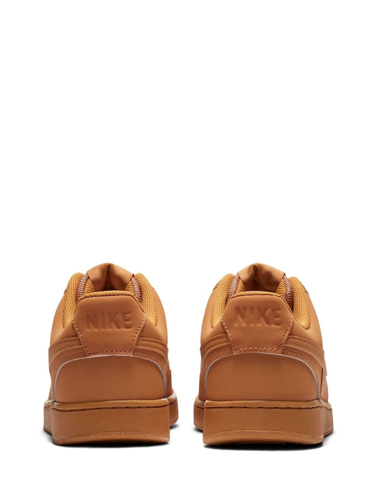 Nike Brown Court Vision Low Trainers - Image 3 of 10