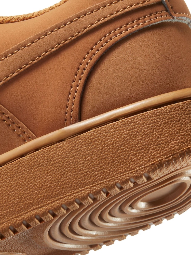 Nike Brown Court Vision Low Trainers - Image 9 of 10