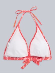 Animal Pink Iona Halter Printed Bikini Top - Image 2 of 5