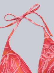 Animal Pink Iona Halter Printed Bikini Top - Image 5 of 5