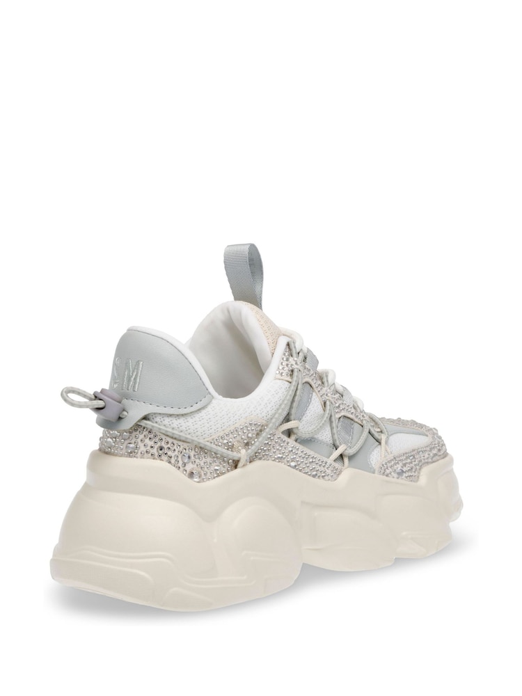 Silver Rhinestone - Steve Madden Spectator-R Trainers - Image 2 of 5