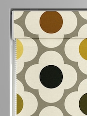 Orla Kiely Yellow Multi Spot Flower Made to Measure 100% Cotton Roman Blind - Image 3 of 6
