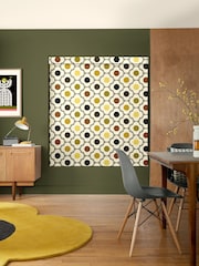 Orla Kiely Yellow Multi Spot Flower Made to Measure 100% Cotton Roman Blind - Image 5 of 6