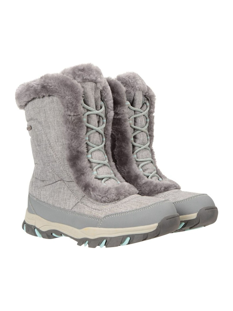 Mountain Warehouse Grey Chrome Womens Ohio Snow Boots - Image 1 of 6
