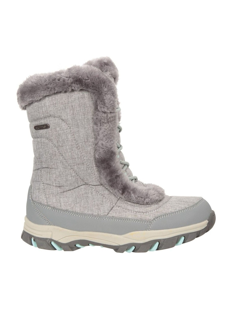 Mountain Warehouse Grey Chrome Womens Ohio Snow Boots - Image 2 of 6