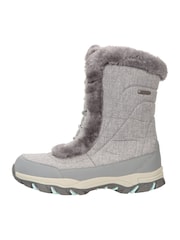 Mountain Warehouse Grey Chrome Womens Ohio Snow Boots - Image 3 of 6