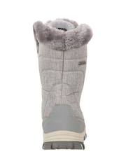 Mountain Warehouse Grey Chrome Womens Ohio Snow Boots - Image 5 of 6