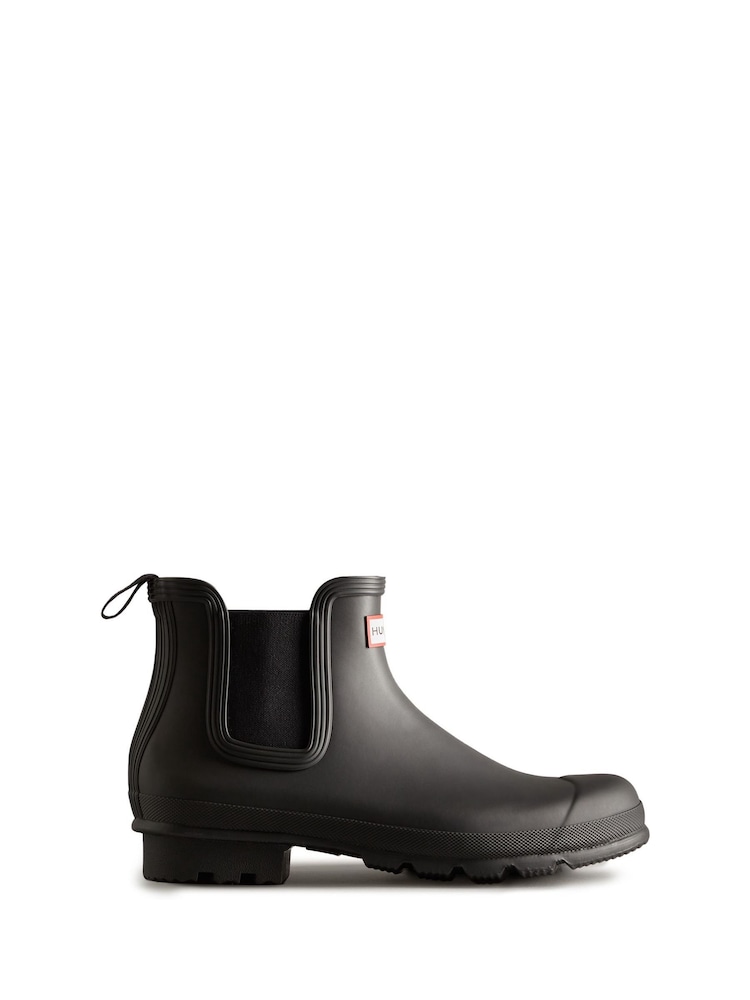 Hunter Mens Original Chelsea Boot Black Wellies - Image 1 of 4