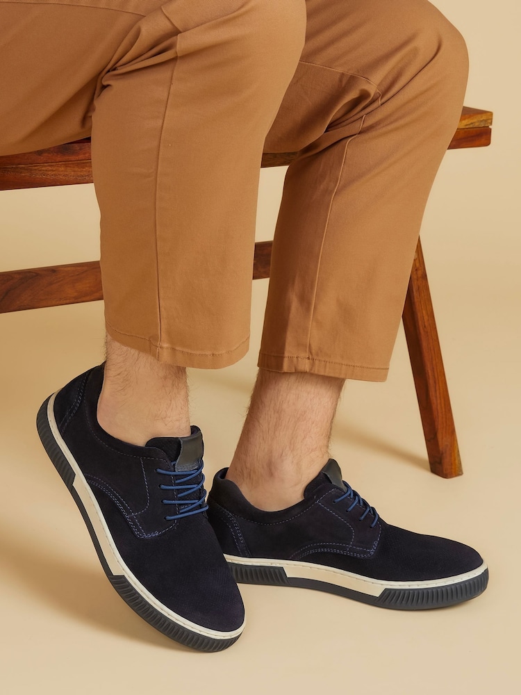 Jones Bootmaker Seaford Suede Trainers - Image 1 of 7