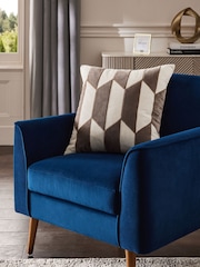 Brown Blakey Velvet Cushion - Image 1 of 5
