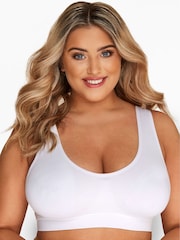 Yours Curve Black Seamless Unpadded Bra 2 Pack - Image 5 of 5