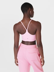 Sweaty Betty Nerine Pink Spirit Restored Seamless Yoga Bra - Image 2 of 7