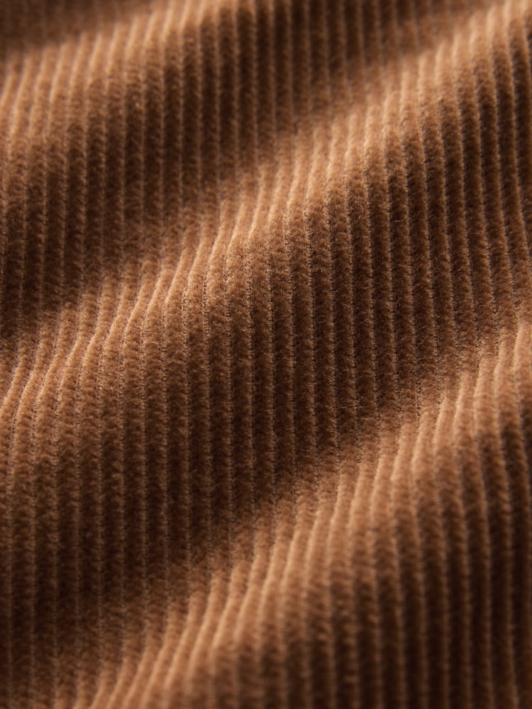 Brown Co-ord 100% Cotton Midi Skirt - Image 8 of 8