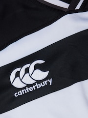 أسود - جيرسيه Vapodri Evader Hooped للرجال البالغين من Canterbury - صورة 5 من 6