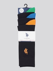 U.S. Polo Assn. Black Mens Smart Socks 3 Pack - Image 2 of 3