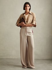 Хлопковая рубашка Blend воротником Reiss Elowen - Image 1 of 5