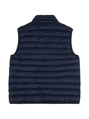 U.S. Polo Assn. Blue Mens Bound Quilted Gilet - Image 7 of 9