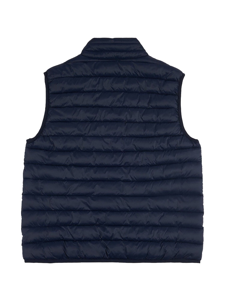 U.S. Polo Assn. Blue Mens Bound Quilted Gilet - Image 7 of 9