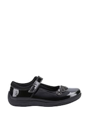Schwarzes Lackleder - Hush Puppies Senior Christina School Shoes - Bild 1 von 4
