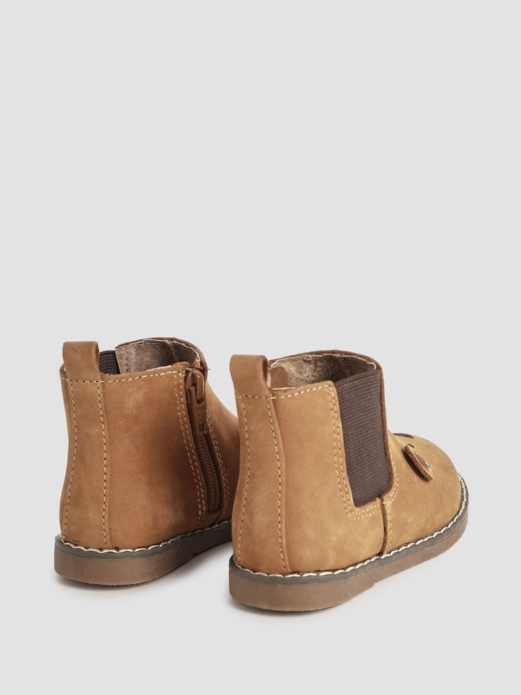 JoJo Maman Bébé Brown Bear Leather Boots - Image 2 of 4