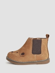 JoJo Maman Bébé Brown Bear Leather Boots - Image 4 of 4