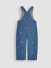JoJo Maman Bébé Denim Highland Cow Embroidered Dungarees And Top Set - Image 5 of 6