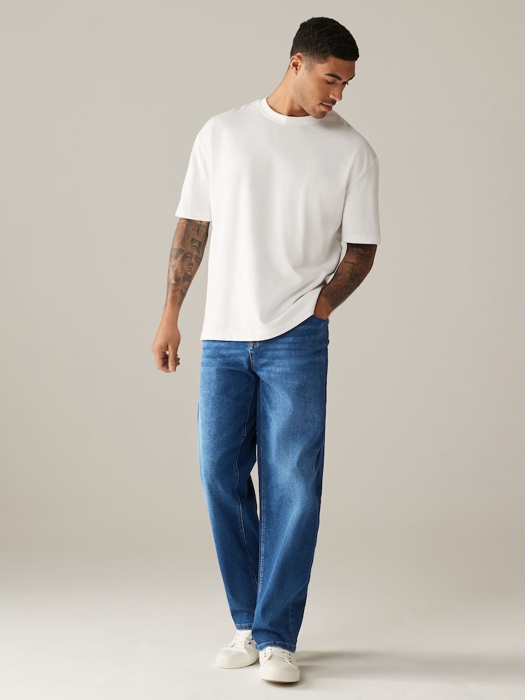 Blau - Klassische Stretch-Jeans in Relaxed Fit - Bild 2 von 12 Blau - Klassische Stretch-Jeans in Relaxed Fit - Bild 2 von 12