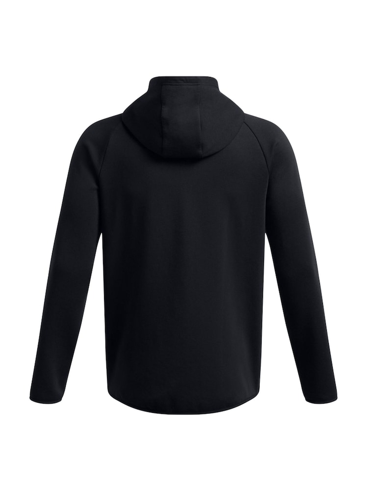 Under Armour Black Unstoppable Fleece Full Zip Hoodie - Image 6 of 6