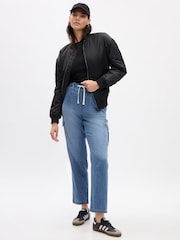 Gap Blue Mid Rise Pull On Easy Jeans - Image 4 of 6