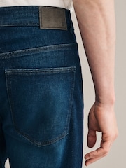 Blue Dark Slim Fit Signature Jeans With Cashmere - Image 6 of 6