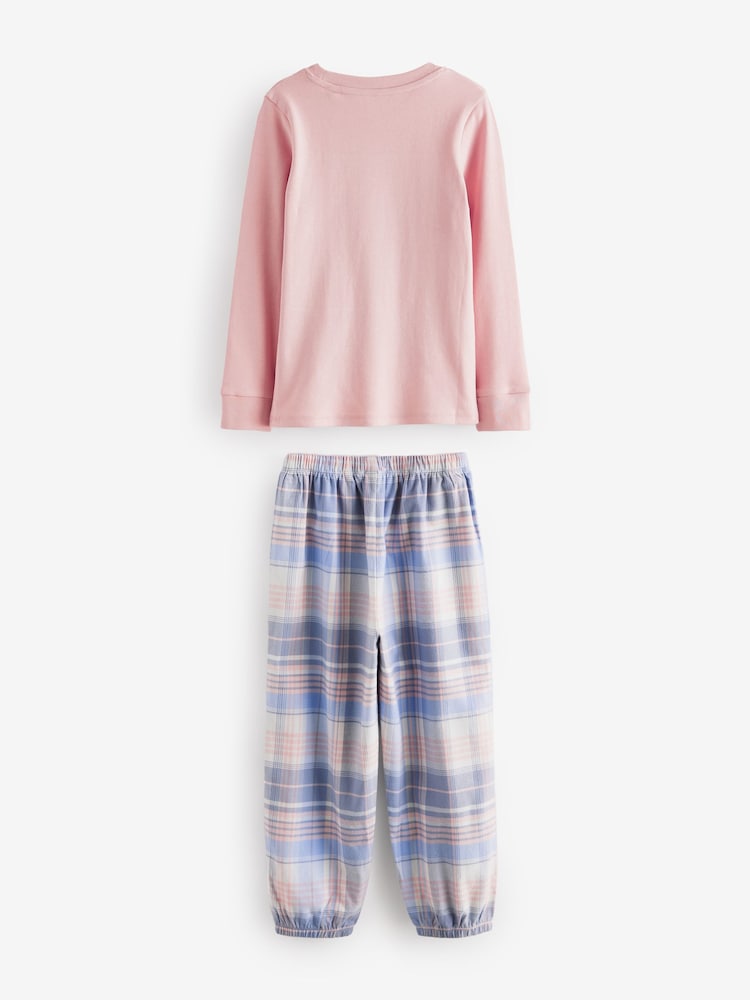 Pink Woven Bottom Pyjamas 1 Pack (3-16yrs) - Image 5 of 7