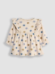 JoJo Maman Bébé Natural Hedgehog Frill Tunic And Leggings Set - Image 4 of 8
