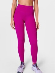Sweaty Betty Magenta Fusion Purple Full Length Power Pro 7/8 Workout Leggings - Image 1 of 10