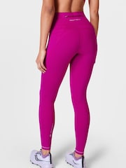 Sweaty Betty Magenta Fusion Purple Full Length Power Pro 7/8 Workout Leggings - Image 2 of 10