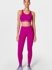 Sweaty Betty Magenta Fusion Purple Full Length Power Pro 7/8 Workout Leggings - Image 4 of 10