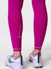Sweaty Betty Magenta Fusion Purple Full Length Power Pro 7/8 Workout Leggings - Image 9 of 10