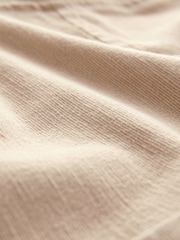 Natural Print Embroidered Shacket - Image 10 of 10