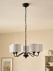 Black Burford 5 Light Height Adjustable Light - Image 2 of 5