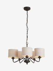 Black Burford 5 Light Height Adjustable Light - Image 5 of 5