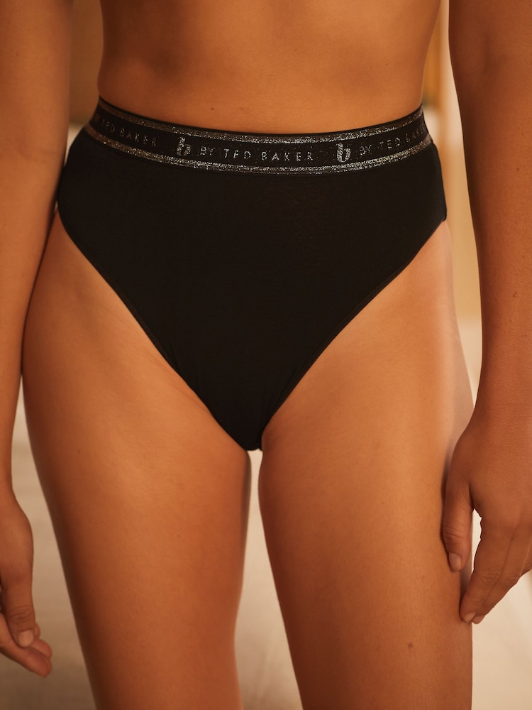 B By Ted Baker Multi Cotton Knickers 3 Pack - Image 7 of 8