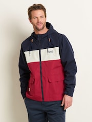 Brakeburn Grey Colour Block Zip Through Jacket - Image 1 of 5