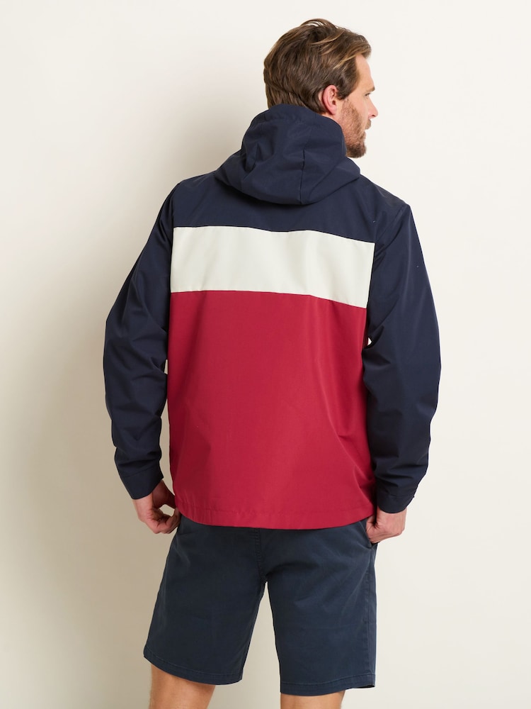 Brakeburn Grey Colour Block Zip Through Jacket - Image 2 of 5