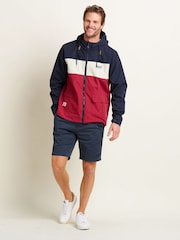 Brakeburn Grey Colour Block Zip Through Jacket - Image 4 of 5