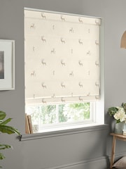 Sophie Allport Natural Stags Made to Measure 100% Cotton Roman Blinds - Image 5 of 6