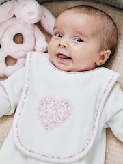 JoJo Maman Bébé White Velour All-In-One - Image 3 of 6