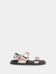 Whistles Natural Ria Sporty Touch Fasten Sandals - Image 1 of 4