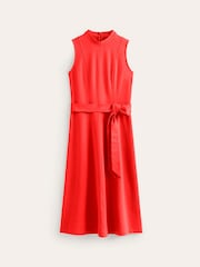 Boden Red Nicola High Neck Ponte Dress - Image 6 of 6