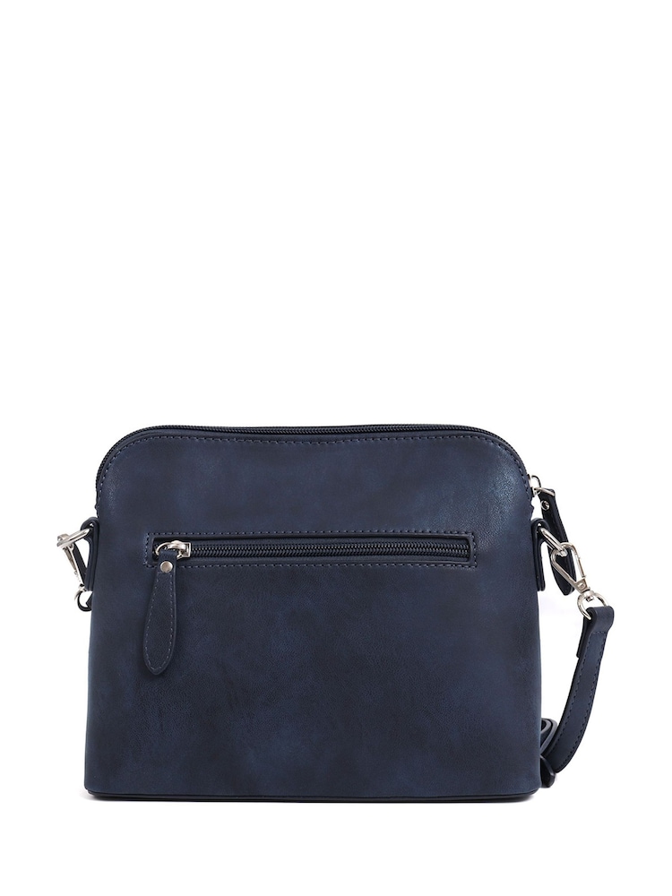 Blauw - Pavers zwarte crossbodytas met ritssluiting - Image 2 of 3